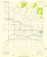 Millux California Historical topographic map, 1:24000 scale, 7.5 X 7.5 Minute, Year 1954