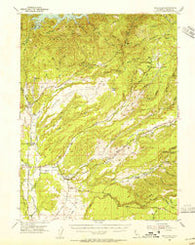 Millville California Historical topographic map, 1:62500 scale, 15 X 15 Minute, Year 1953