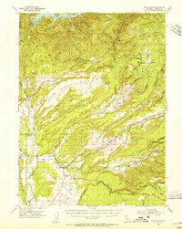 Millville California Historical topographic map, 1:62500 scale, 15 X 15 Minute, Year 1953