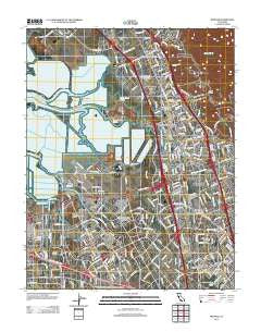 Milpitas California Historical topographic map, 1:24000 scale, 7.5 X 7.5 Minute, Year 2012