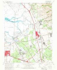 Milpitas California Historical topographic map, 1:24000 scale, 7.5 X 7.5 Minute, Year 1961
