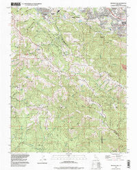 Mindego Hill California Historical topographic map, 1:24000 scale, 7.5 X 7.5 Minute, Year 1997