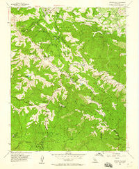 Mindego Hill California Historical topographic map, 1:24000 scale, 7.5 X 7.5 Minute, Year 1955