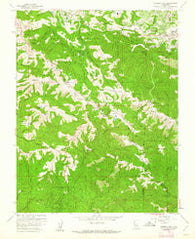 Mindego Hill California Historical topographic map, 1:24000 scale, 7.5 X 7.5 Minute, Year 1961