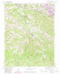 Mindego Hill California Historical topographic map, 1:24000 scale, 7.5 X 7.5 Minute, Year 1961