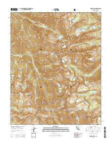Mineral King California Current topographic map, 1:24000 scale, 7.5 X 7.5 Minute, Year 2015