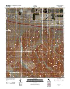 Minneola California Historical topographic map, 1:24000 scale, 7.5 X 7.5 Minute, Year 2012