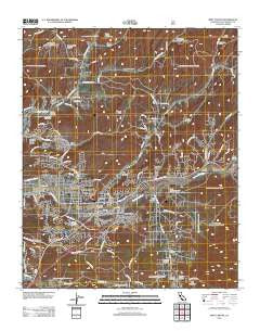 Mint Canyon California Historical topographic map, 1:24000 scale, 7.5 X 7.5 Minute, Year 2012