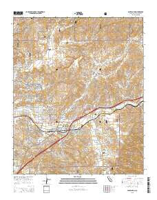 Mint Canyon California Current topographic map, 1:24000 scale, 7.5 X 7.5 Minute, Year 2015