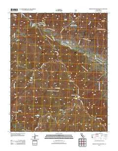 Miranda Pine Mountain California Historical topographic map, 1:24000 scale, 7.5 X 7.5 Minute, Year 2012