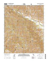 Miranda Pine Mountain California Current topographic map, 1:24000 scale, 7.5 X 7.5 Minute, Year 2015