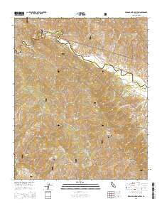 Miranda Pine Mountain California Current topographic map, 1:24000 scale, 7.5 X 7.5 Minute, Year 2015