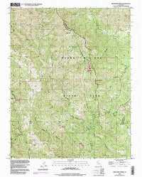 Mississippi Creek California Historical topographic map, 1:24000 scale, 7.5 X 7.5 Minute, Year 1996