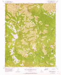 Mississippi Creek California Historical topographic map, 1:24000 scale, 7.5 X 7.5 Minute, Year 1955