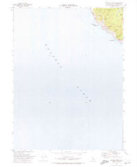 Mistake Point California Historical topographic map, 1:24000 scale, 7.5 X 7.5 Minute, Year 1969