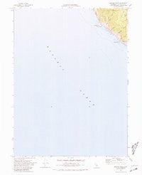 Mistake Point California Historical topographic map, 1:24000 scale, 7.5 X 7.5 Minute, Year 1969