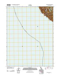 Mistake Point California Historical topographic map, 1:24000 scale, 7.5 X 7.5 Minute, Year 2012