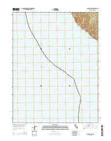 Mistake Point California Current topographic map, 1:24000 scale, 7.5 X 7.5 Minute, Year 2015
