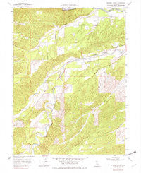 Mitchell Gulch California Historical topographic map, 1:24000 scale, 7.5 X 7.5 Minute, Year 1965