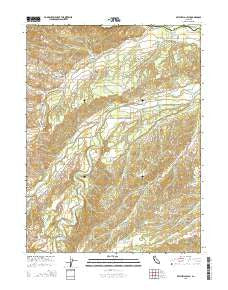 Mitchell Gulch California Current topographic map, 1:24000 scale, 7.5 X 7.5 Minute, Year 2015