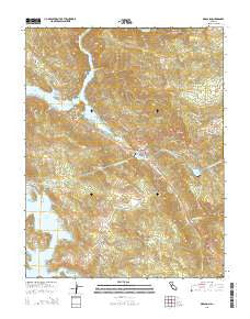 Moccasin California Current topographic map, 1:24000 scale, 7.5 X 7.5 Minute, Year 2015
