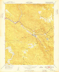 Moccasin California Historical topographic map, 1:24000 scale, 7.5 X 7.5 Minute, Year 1949