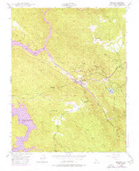 Moccasin California Historical topographic map, 1:24000 scale, 7.5 X 7.5 Minute, Year 1948
