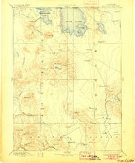 Modoc Lava Bed California Historical topographic map, 1:250000 scale, 1 X 1 Degree, Year 1892