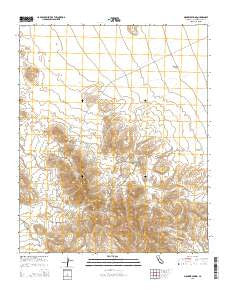 Mohawk Spring California Current topographic map, 1:24000 scale, 7.5 X 7.5 Minute, Year 2015