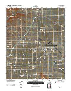 Mojave California Historical topographic map, 1:24000 scale, 7.5 X 7.5 Minute, Year 2012