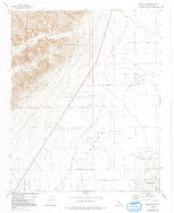 Mojave NE California Historical topographic map, 1:24000 scale, 7.5 X 7.5 Minute, Year 1973
