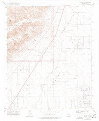 Mojave NE California Historical topographic map, 1:24000 scale, 7.5 X 7.5 Minute, Year 1973