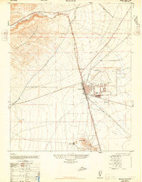 Mojave California Historical topographic map, 1:24000 scale, 7.5 X 7.5 Minute, Year 1947