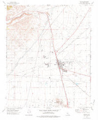Mojave California Historical topographic map, 1:24000 scale, 7.5 X 7.5 Minute, Year 1973