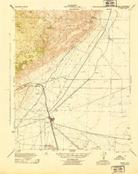 Mojave California Historical topographic map, 1:62500 scale, 15 X 15 Minute, Year 1943