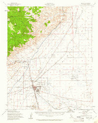 Mojave California Historical topographic map, 1:62500 scale, 15 X 15 Minute, Year 1956