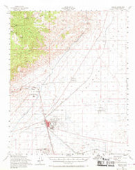 Mojave California Historical topographic map, 1:62500 scale, 15 X 15 Minute, Year 1956