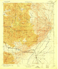 Mojave California Historical topographic map, 1:125000 scale, 30 X 30 Minute, Year 1915