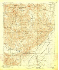 Mojave California Historical topographic map, 1:125000 scale, 30 X 30 Minute, Year 1915