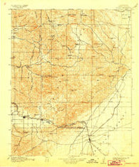 Mojave California Historical topographic map, 1:125000 scale, 30 X 30 Minute, Year 1915