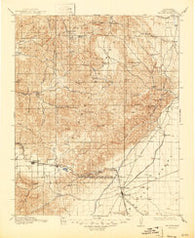 Mojave California Historical topographic map, 1:125000 scale, 30 X 30 Minute, Year 1915