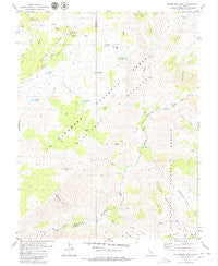 Mokelumne Peak California Historical topographic map, 1:24000 scale, 7.5 X 7.5 Minute, Year 1979