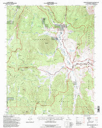Monache Mountain California Historical topographic map, 1:24000 scale, 7.5 X 7.5 Minute, Year 1994