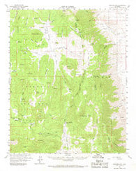 Monache Mtn California Historical topographic map, 1:62500 scale, 15 X 15 Minute, Year 1956