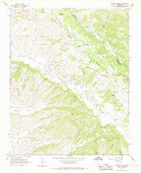 Monarch Peak California Historical topographic map, 1:24000 scale, 7.5 X 7.5 Minute, Year 1967
