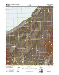 Mono Mills California Historical topographic map, 1:24000 scale, 7.5 X 7.5 Minute, Year 2012