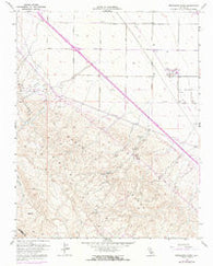 Monocline Ridge California Historical topographic map, 1:24000 scale, 7.5 X 7.5 Minute, Year 1955