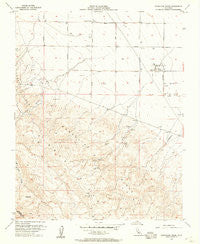 Monocline Ridge California Historical topographic map, 1:24000 scale, 7.5 X 7.5 Minute, Year 1955