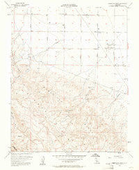 Monocline Ridge California Historical topographic map, 1:24000 scale, 7.5 X 7.5 Minute, Year 1955