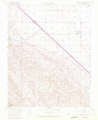 Monocline Ridge California Historical topographic map, 1:24000 scale, 7.5 X 7.5 Minute, Year 1955